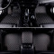 Set Covorase Auto Lux Piele Capitonaj Interior Premium Diamond Mats Mercedes-Benz GLC-Class C253 Coupe 2016&rarr; Negru + Cusatura Bej 040820-11
