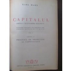 Capitalul vol 1 karl Marx 1947