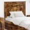 vidaXL Tăblie cap cu headboard Stejar fumuriu 90 cm Lemn compozit 887485