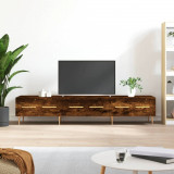 Dulap TV, stejar fumuriu, 150x36x30 cm, lemn prelucrat GartenMobel Dekor