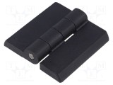 Balama Lăţ 50mm Poliamidă Neagră H 50mm Filet M6 - RST ROZTOCZE