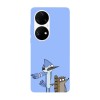 Husa compatibila cu Huawei P50 model Un Show Obisnuit, Silicon, TPU, Viceversa, Transparent, Carcasa