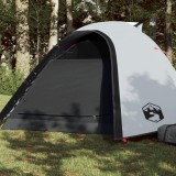 Cort camping, 4 persoane, alb opac, tesatura, impermeabil GartenMobel Dekor, vidaXL