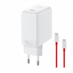 Incarcator Retea OnePlus WARP Charge 65W Cablu USB-C 1M - Service Pack foto