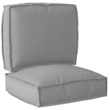 Cumpara ieftin Set de perne pentru palet Material Oxford Gri 50 x 50 x 12 cm
