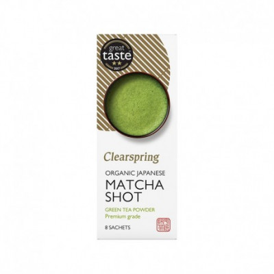 Ceai Verde Matcha Bio Clearspring 8gr foto