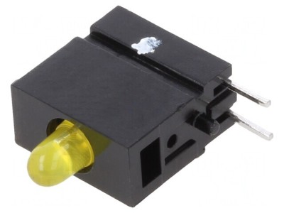 LED Galben 2.8mm 2mA 60&amp;deg; foto