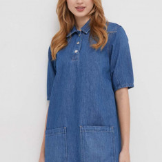 Pepe Jeans rochie jeans mini, drept