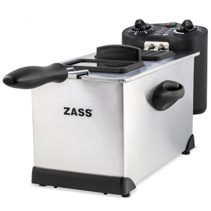 Friteuza Zass ZDF 02, Putere 2000W, Capacitate 3L, Termostat reglabil - RESIGILAT