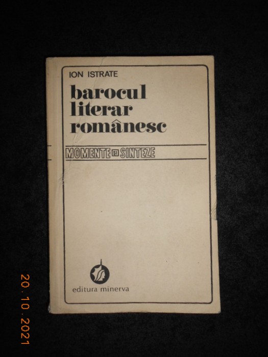 ION ISTRATE - BAROCUL LITERAR ROMANESC