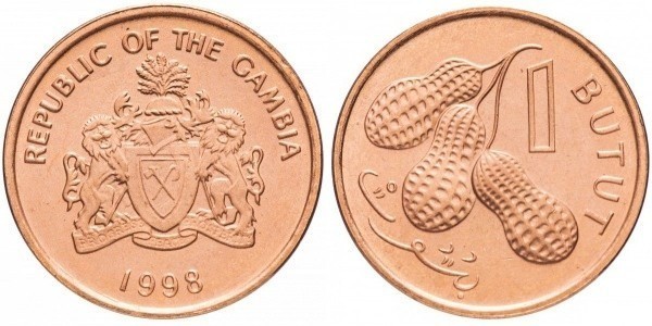 Gambia 1998 - 1 butut UNC