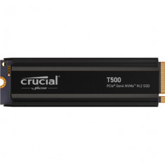 SSD Crucial T500, 2TB, M.2 2280, PCIe NVMe 4.0 cu Heatsink