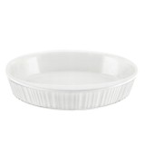 Vas termorezistent din ceramica oval pentru cuptor, 29 cm, capacitate 3 litri, alb, Satia Florina