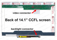 3. Display laptop AU Optronics | 14.1&amp;quot; WXGA 30 pin CCFL| B141EW04 V.5 foto