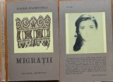 Dana Dumitriu, Migratii, 1971, editia 1 cu autograf catre Nina Cassian