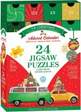 Calendar de advent, Eurographics, Volkswagen, 24 puzzle-uri, 50 piese