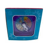 Cub Educativ Multifunctional cu Xilofon si Forme Geometrice, Ceas, Sortator, Roti Zimtate, Metal si Plastic, 25x12 cm, Recomandat 3+ Ani