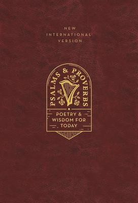 Niv, Psalms and Proverbs, Leathersoft Over Board, Burgundy, Comfort Print: Poetry and Wisdom for Today foto
