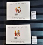 Cumpara ieftin MONACO 1984 , Festivalul de circ de la Monte Carlo, blocurile 27 si 27a