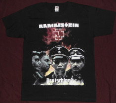 Rammstein - Deutchland,pe tricou de calitate,Fruit of the Loom,tricouri rock foto