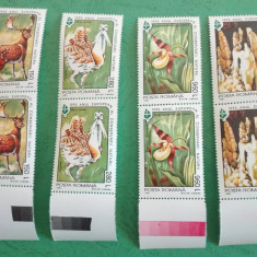 TIMBRE ROMANIA LP1381/1995 MNH Anul European al Ocrotirii Naturii -serie pereche