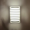 Set 2 Aplice PRISMA Italia, Stil Mid Century Modern/Postmodern, Vintage, Sticla, Interior/Exterior, E27, 27x18x14cm