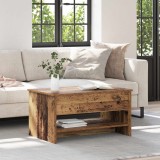 vidaXL Masă de cafea Lemn Vechi 80 x 50,5 x 41,5 cm Lemn compozit 880713