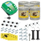 Pachet complet gard electric 5000 m, 7.2 Joule, pentru animale salbatice, kit instalare inclus