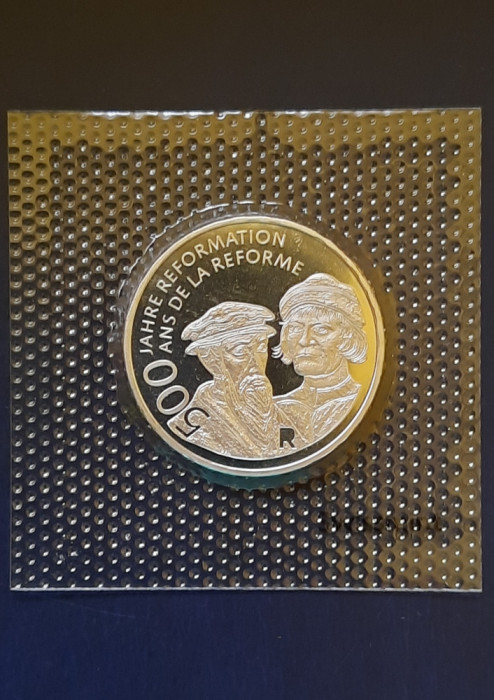 Moneda comemorativa - 20 Francs &quot;500 Jahre Reformation&quot;, Elvetia 2017 - A 3299