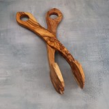 Foarfecă salată din lemn de măslin