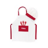 Costum rosu de bucatar sef, Viga