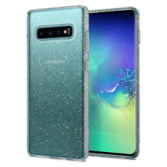 Husa Silicon Samsung Galaxy S10 Plus Liquid Crystal Spigen foto