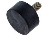 Picioruș vibro-absorbant ELESA GANTER &Oslash;40mm, filet 23mm, cod DVA.4-40-20-SST-M10-23-55