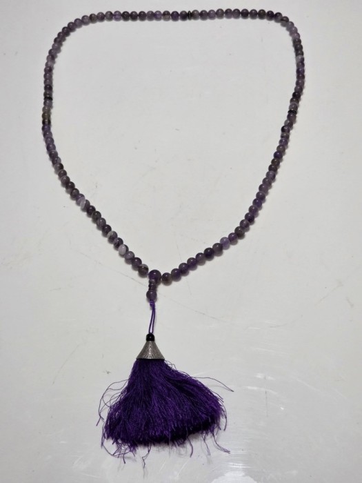 Colier vintage cu pietre ametist