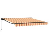 vidaXL Cortina Retractabilă Manual Multicolour 350 x 250 cm 3330265