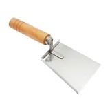 Spatula apicola 200 mm din inox cu maner din lemn pentru stupi