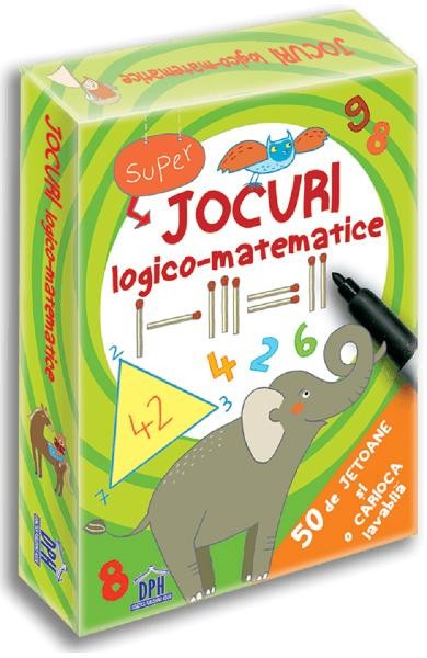 Jocuri Logico - Matematice - 50 De, Philip Kiefer - Editura DPH