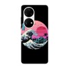 Husa compatibila cu Huawei Nova Y70 model The great Wave of Kanagawa, Silicon, TPU, Viceversa, Transparent, Carcasa