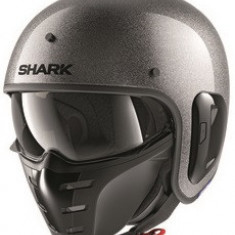 Casca Moto Shark S-Drak 2 Blank Glitter Gri Marimea L HE2762E-SSX-L