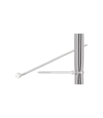 Coliere plastic de strangere cabluri 365x3.5 mm transparent foto