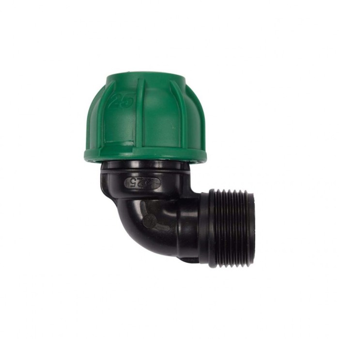 Conector pentru țevi PP 90&deg; 25 x 1 Flo 88870