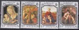 St. Helena 1989 - Crăciun - Picturi de Rubens, D&uuml;rer, Raphael, MNH