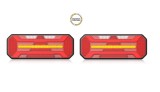 Set Lampi stop camion LED cu semnalizare dinamica SL-5004 12-24V, Universal, Oem
