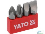 YATO Set 4 capete de insurubare, profil plat si PH