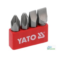 YATO Set 4 capete de insurubare, profil plat si PH