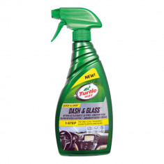 Solutie pentru curatat bordul si elementele din sticla din interior Turtle Wax Dash & Glass 500ml Kft Auto