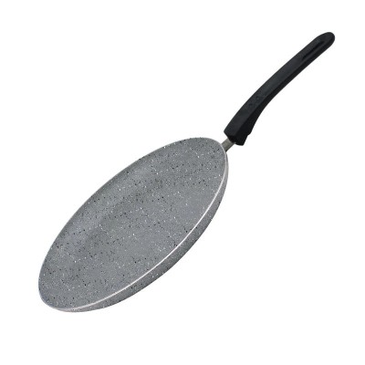 Tigaie pentru clatite Bohmann, 24 cm, interior marmorat, Gri foto