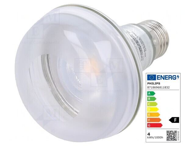 Lampă LED Alb Cald E27 4W 2700K