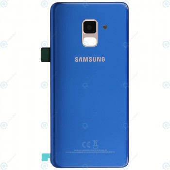 Samsung Galaxy A8 2018 (SM-A530F) Capac baterie albastru GH82-15551D foto