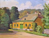 Rudolf Domiczek (1906-1998)-Wolf in der au, pictor austriac licitat, Peisaje, Ulei, Realism